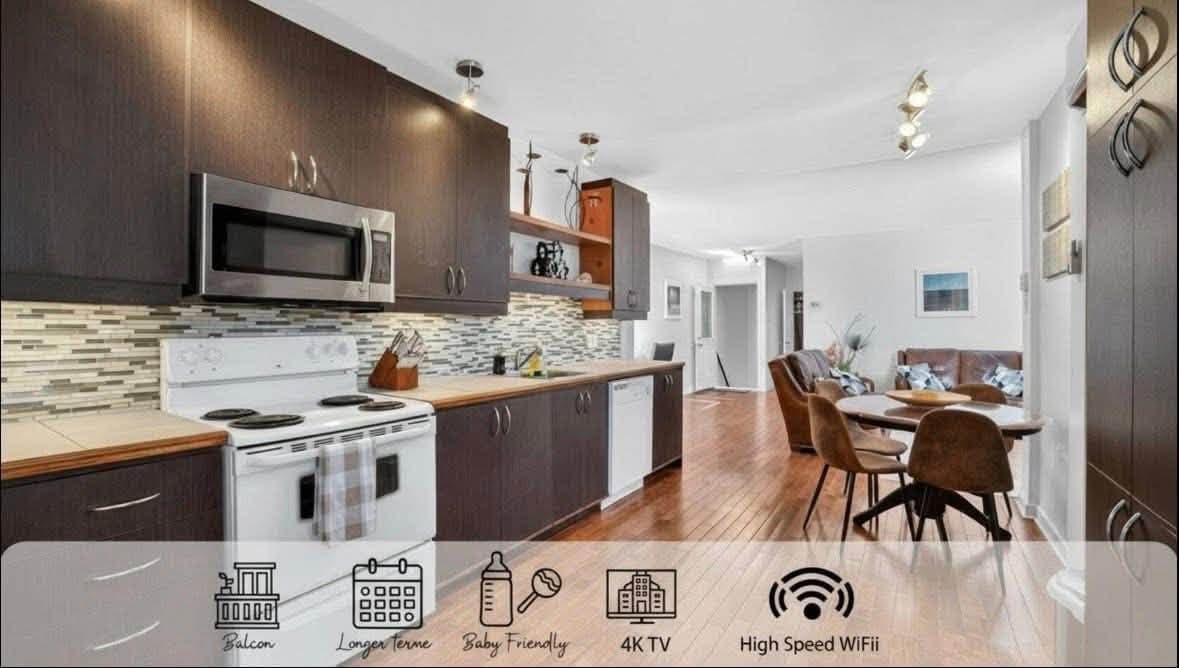 Magnifique 4½ entièrement meublé | Tout inclus